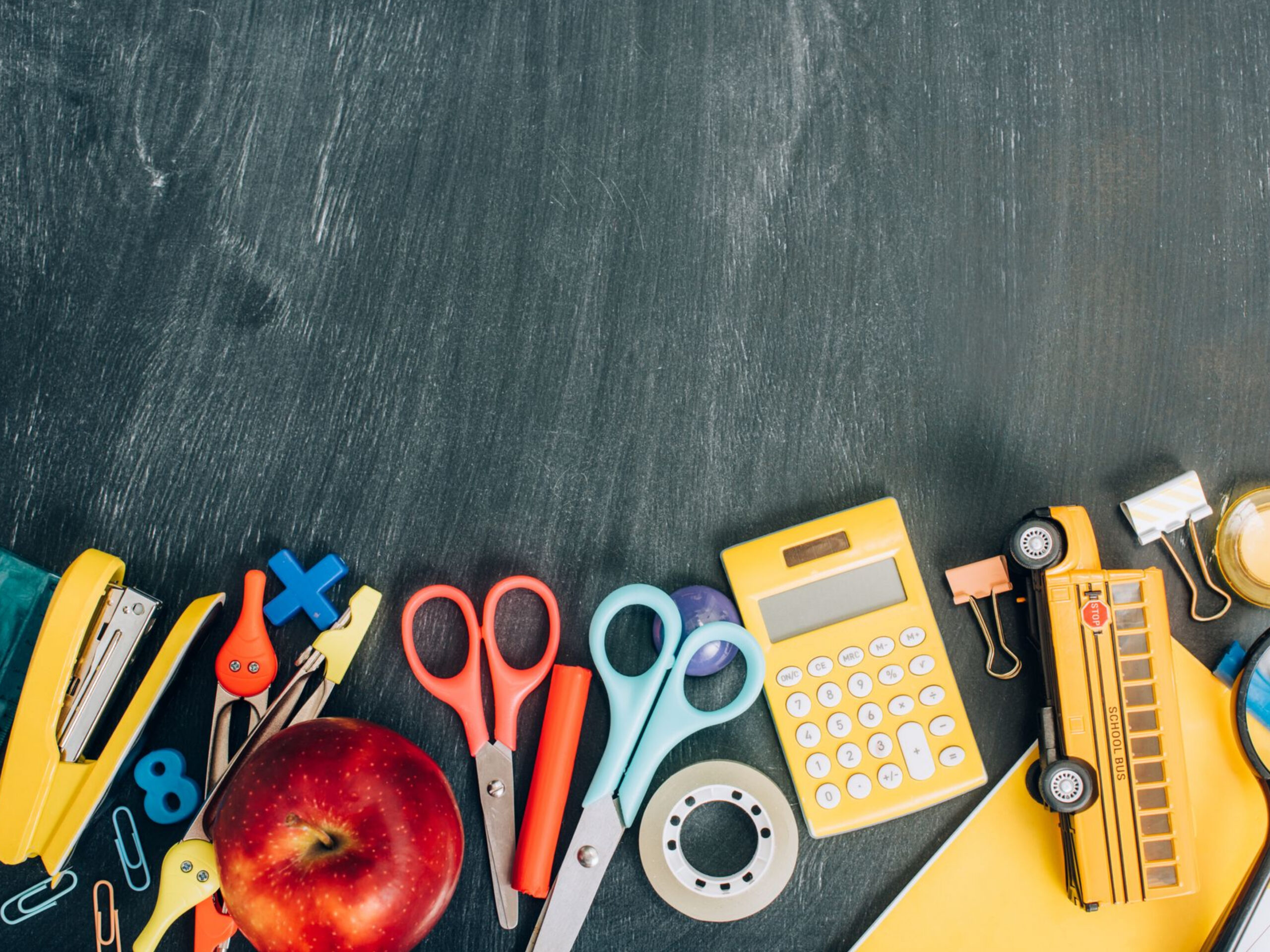 Pencils and school supplies ready for students